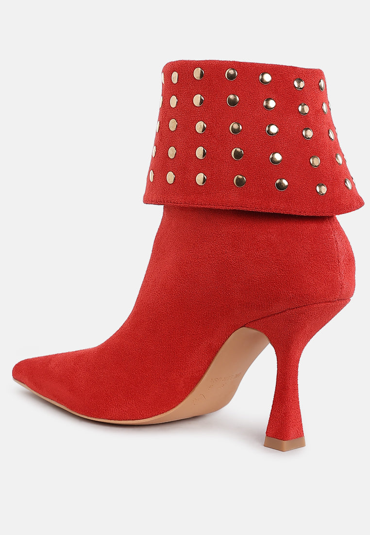 Kolara Studded Foldover Boots-3