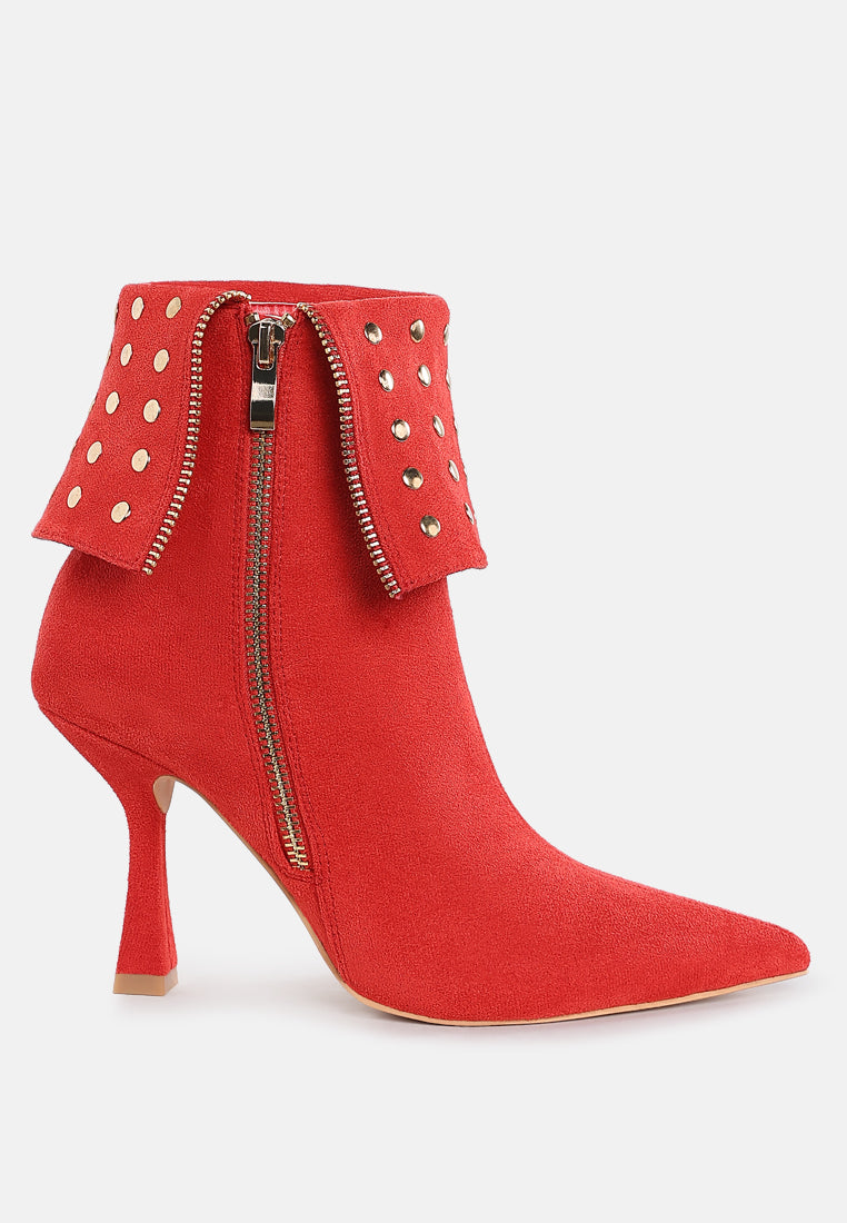 Kolara Studded Foldover Boots-0