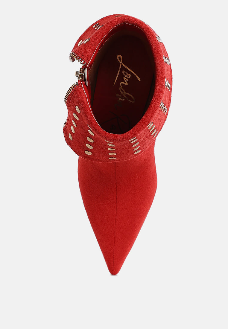 Kolara Studded Foldover Boots-4