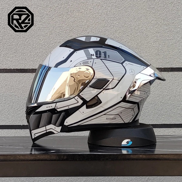 Double Lens Flip-Up Helmet