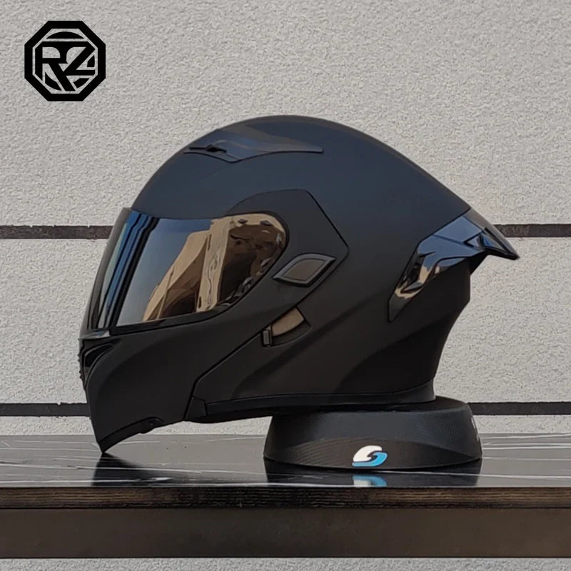 Double Lens Flip-Up Helmet