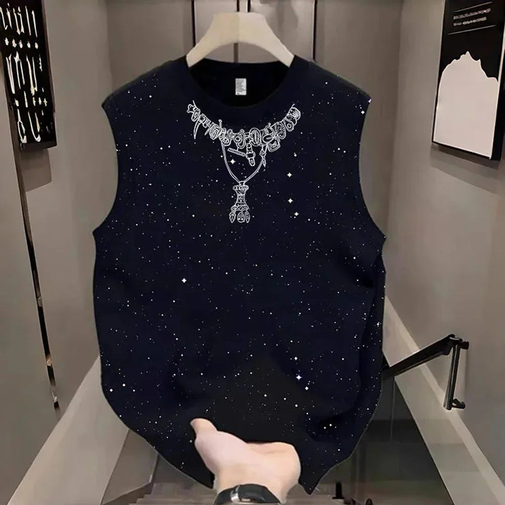 Starry Sky Sleeveless Top