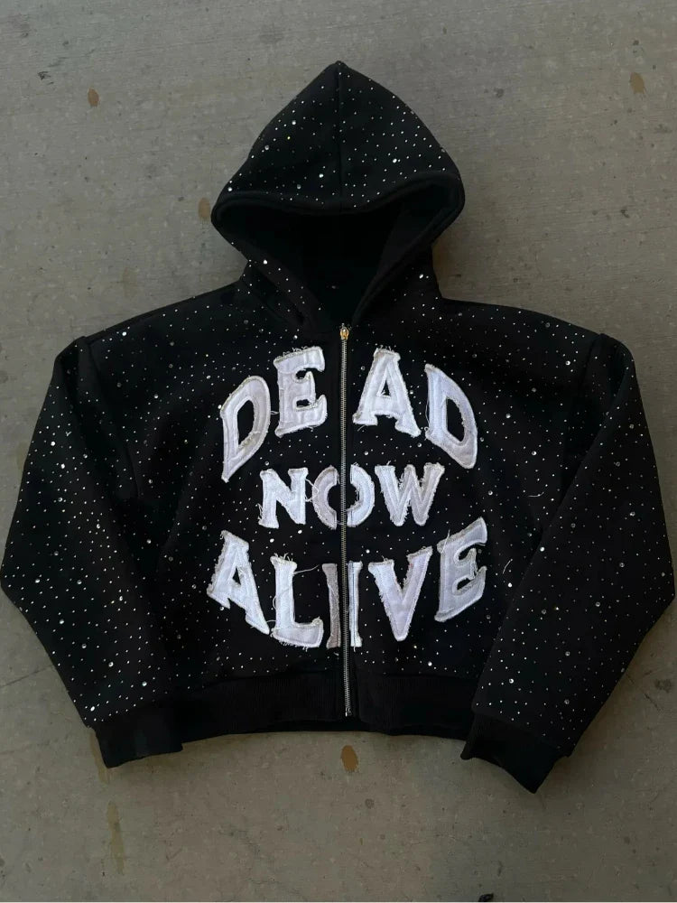 Cozy Brick Zipper Hoodie