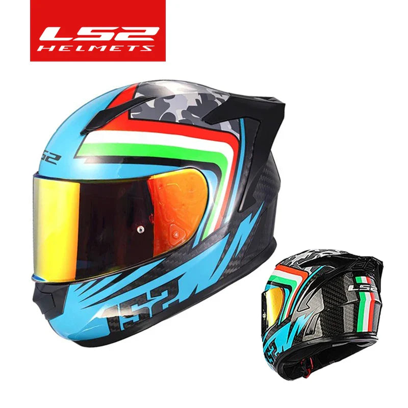 Carbon Shield Motorcycle Helmet