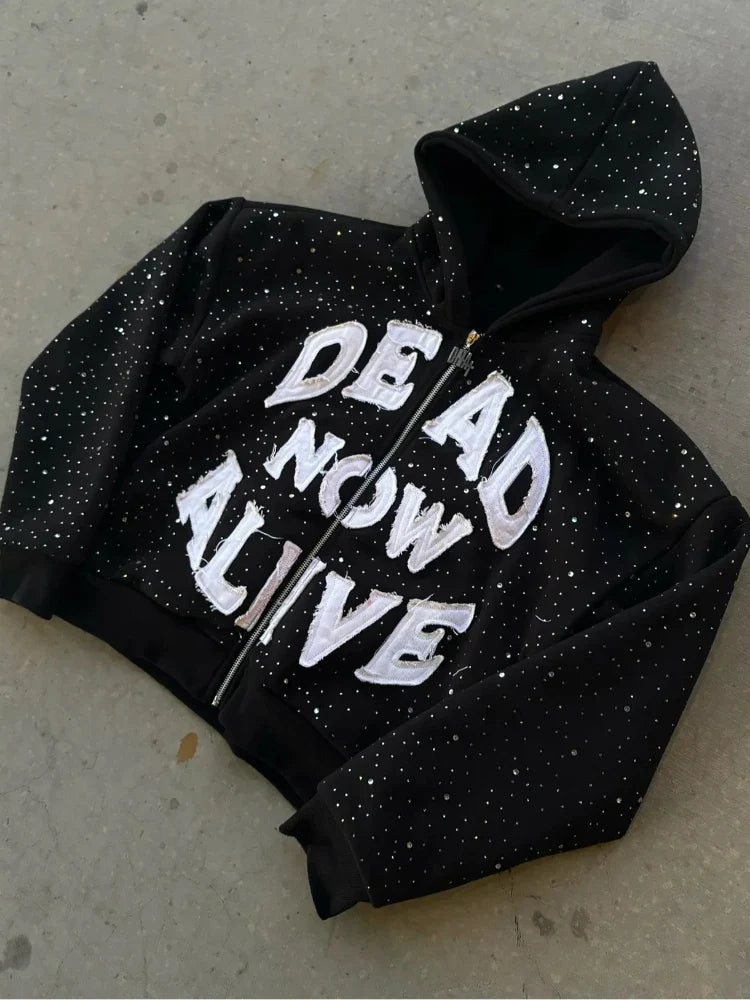 Cozy Brick Zipper Hoodie