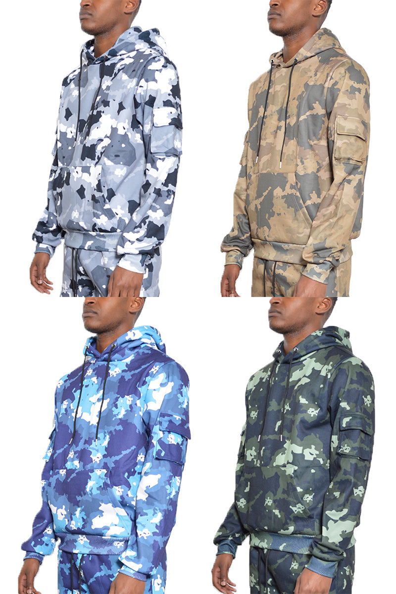 Camo Pullover Hoodie