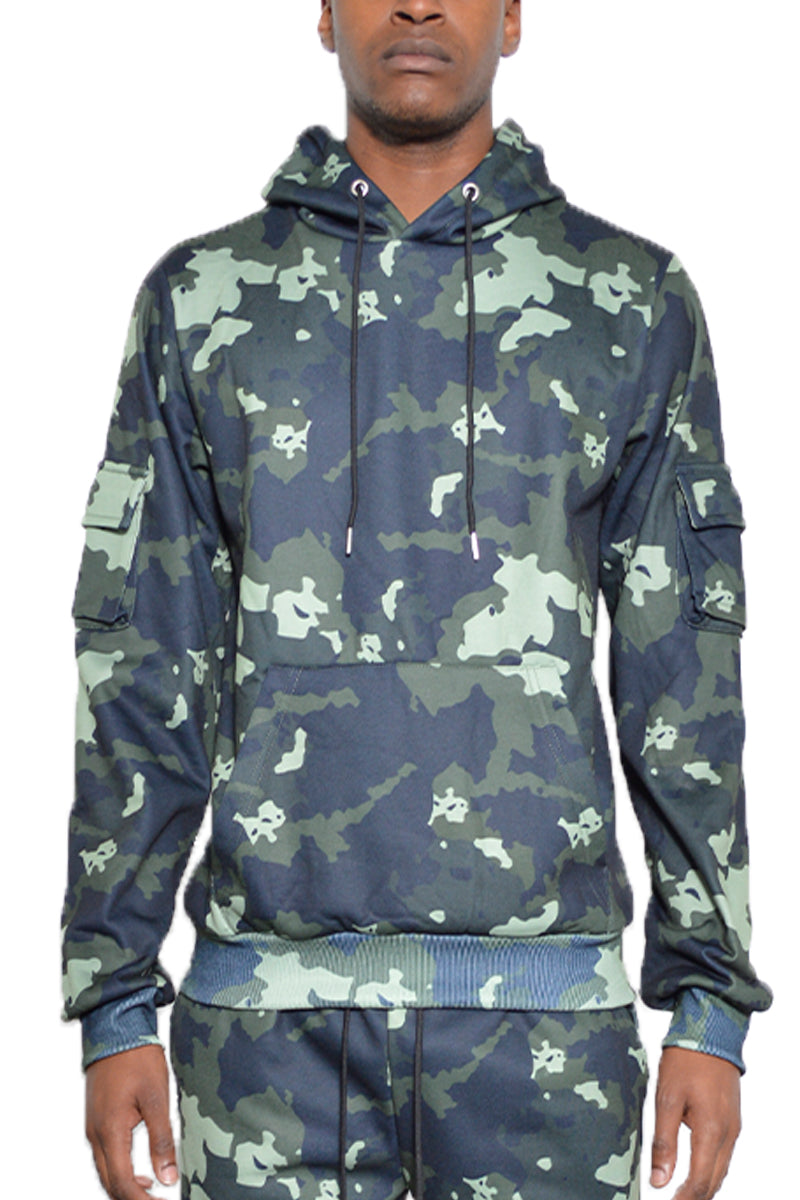 Camo Pullover Hoodie