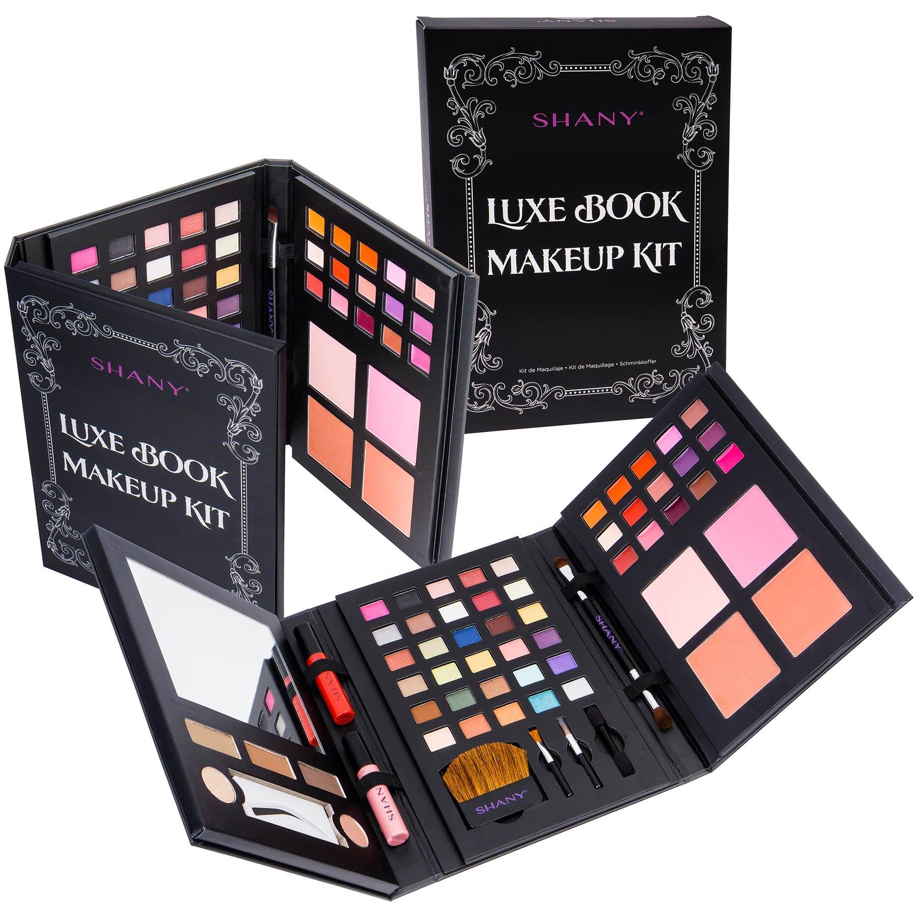 Luxe Book Makeup Set - All In One Travel Cosmetics Palette-1
